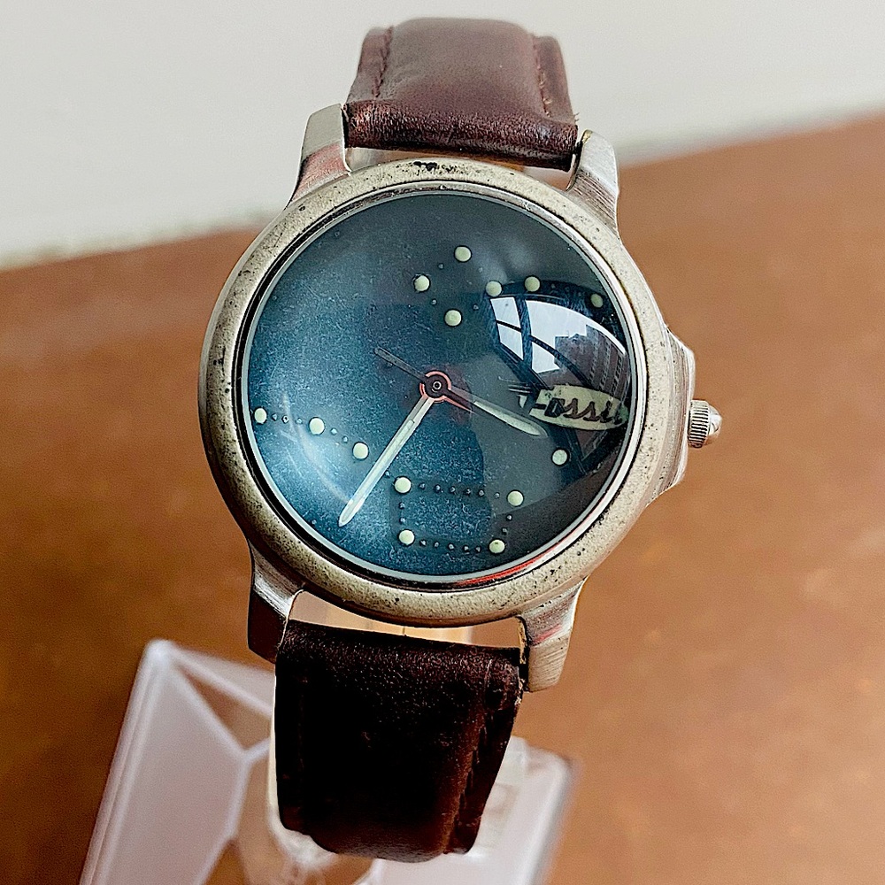 RARE 1995 FOSSIL GALAXY WATCH BW-6776
